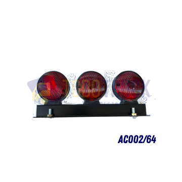 Baca luces 3 maría ROJO - AC002/64