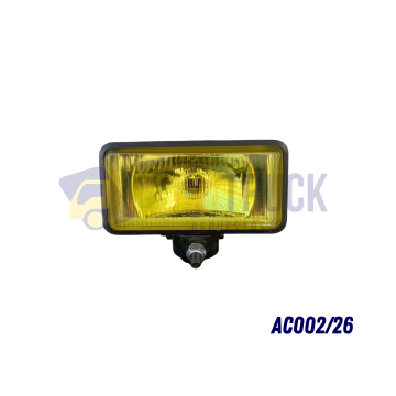 Faro antiniebla rectangular ambar - AC002/26