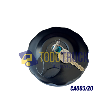 Tapón GAS OIL  Mercedes Benz 1318 / Volvo con llave (CA003/20)