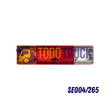 Farol trasero Mercedes Benz  1318/1618 LED 12/24 con luz para matrícula (SE004/265)