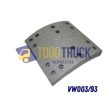 Cinta freno trs. 7'' MASTER STANDARD (VW003/93)