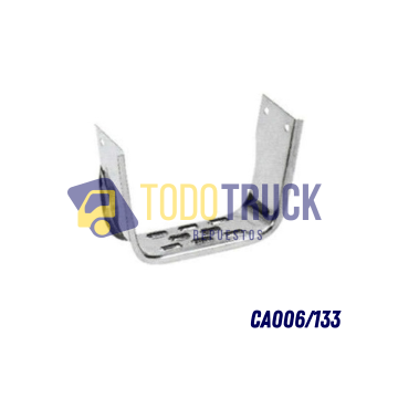 Estribo Mercedes Benz  1318 SOPORTE “U” - ambos CROMADO (CA006/133)